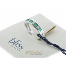 BLISS anello Color oro bianco smeraldi e diamanti referenza K31210 new